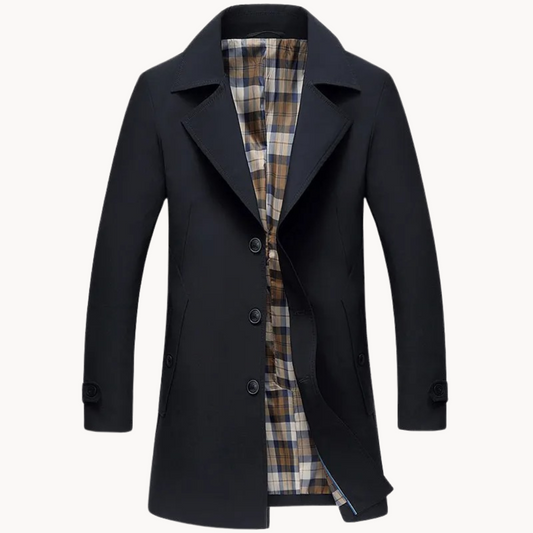 Manteau Classique Mi-Long Pour Homme