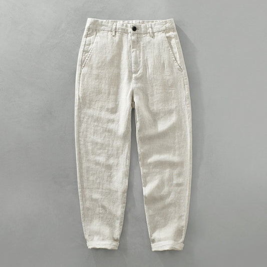 DUMONT LYON | PANTALONS DROITS EN LIN