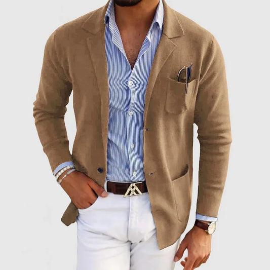 DUMONT LYON | BLAZER LUXUEUX POUR HOMME EN MATÉRIAU SOUPLE