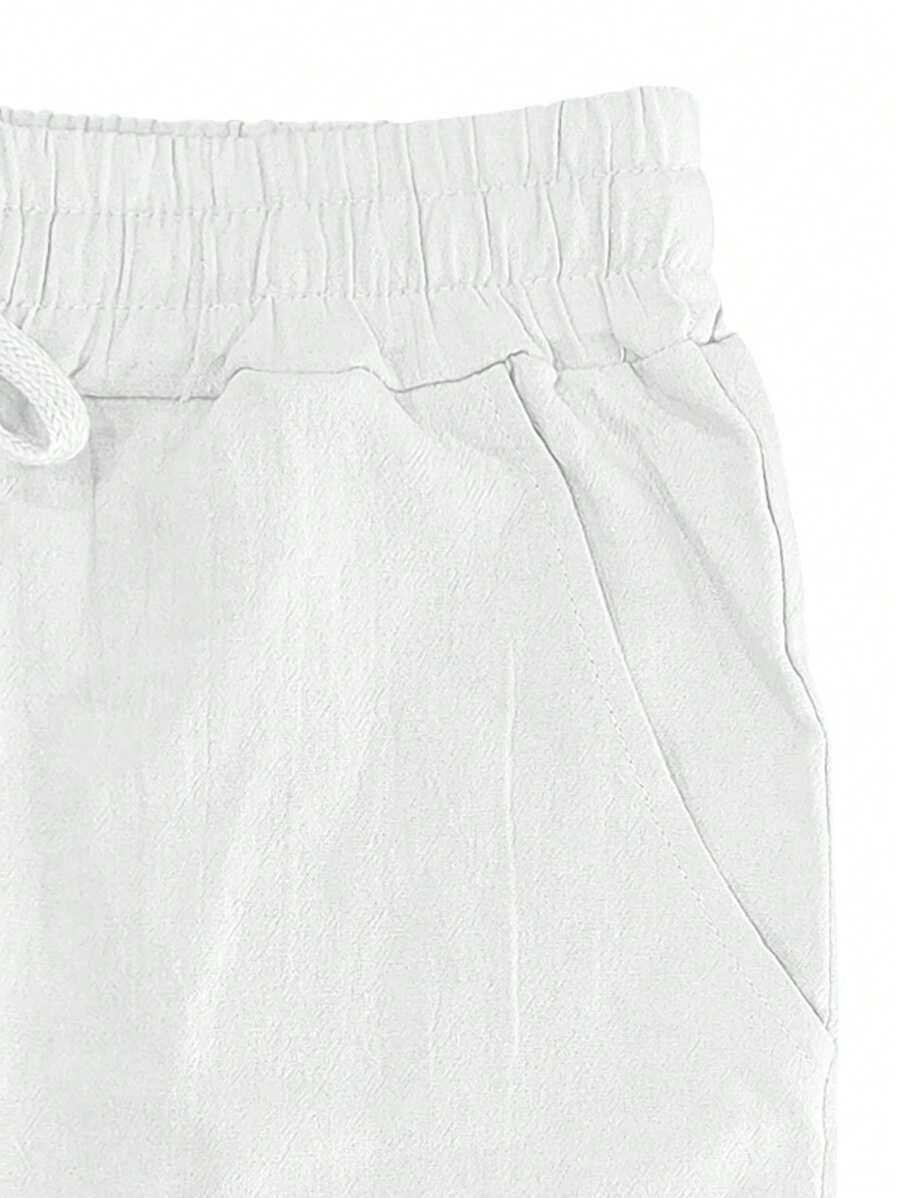 MATHIS | PANTALON LÉGER EN LIN AVEC CORDON