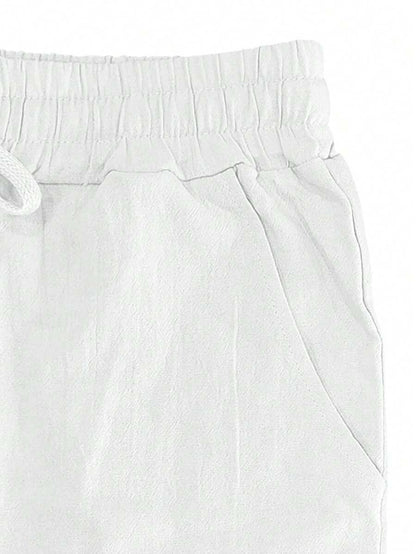 MATHIS | PANTALON LÉGER EN LIN AVEC CORDON