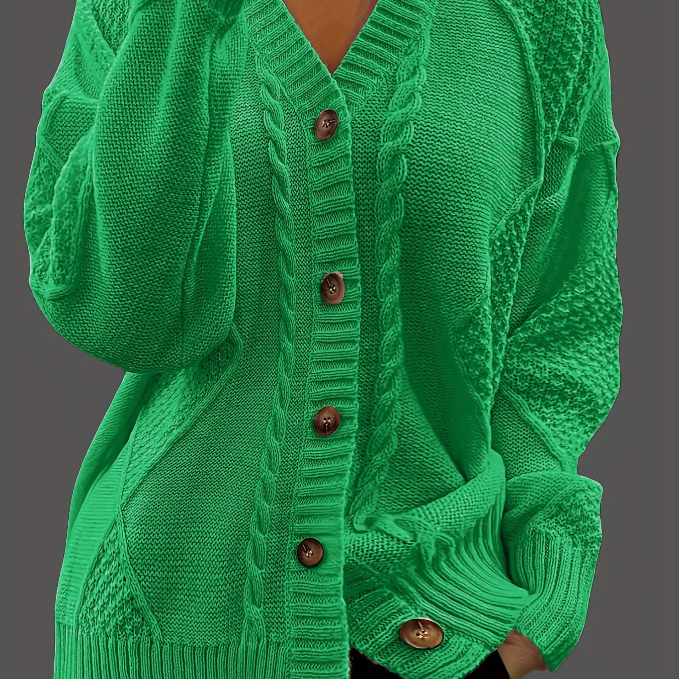 Florine™ | Pull Doux à Motif Floral Torsadé