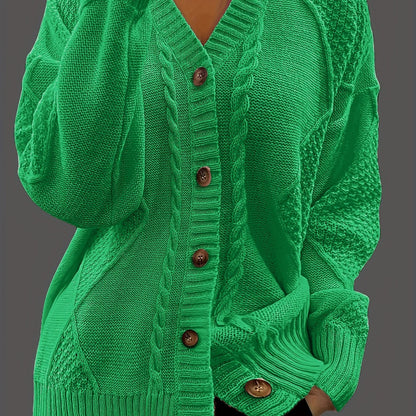 Florine™ | Pull Doux à Motif Floral Torsadé