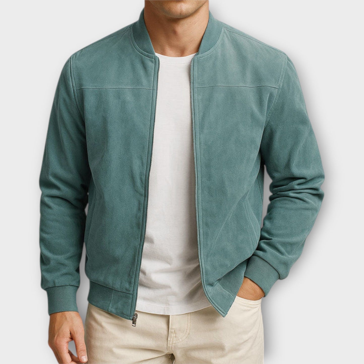 DUMONT LYON | VESTE BOMBER EN CUIR SUEDE HOMME