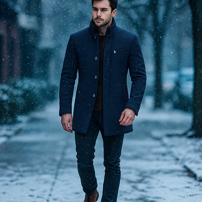 DUMONT LYON | MANTEAU EN MÉLANGE DE LAINE POUR HOMME