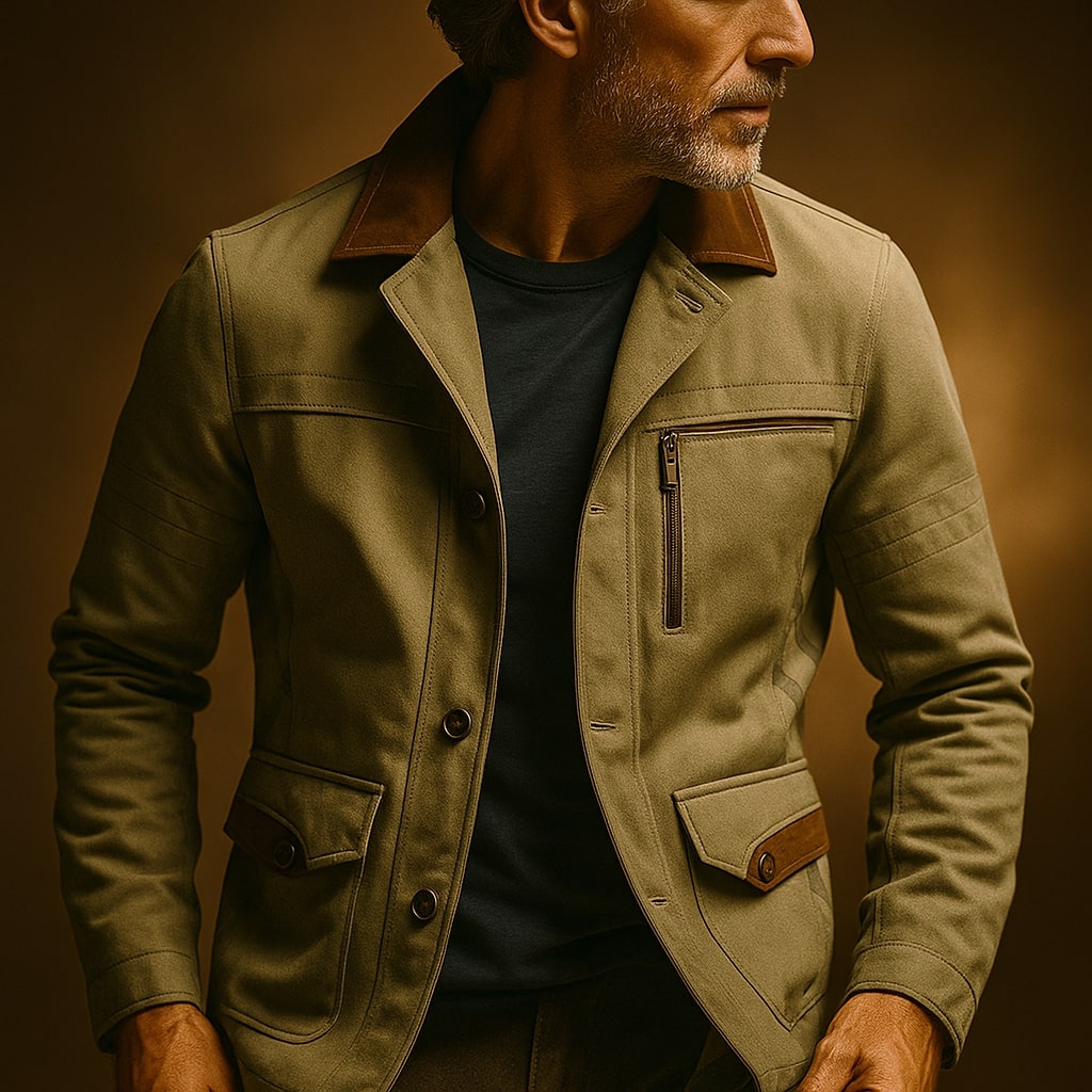 DUMONT LYON | VESTE DE TERRAIN EN SERGÉ POUR HOMME