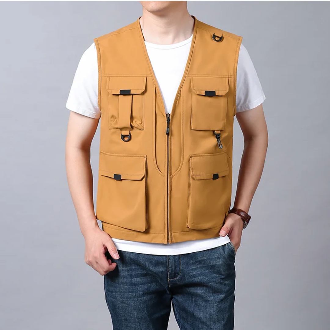 GILET CARGO RESPIRANT MULTI-POCHES