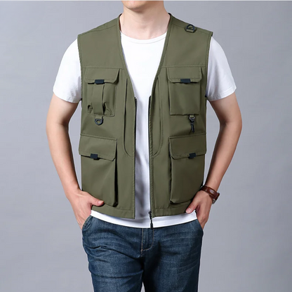 GILET CARGO RESPIRANT MULTI-POCHES