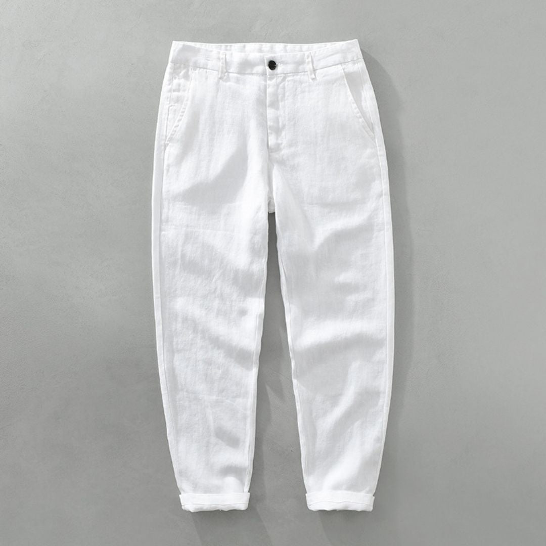 DUMONT LYON | PANTALONS DROITS EN LIN