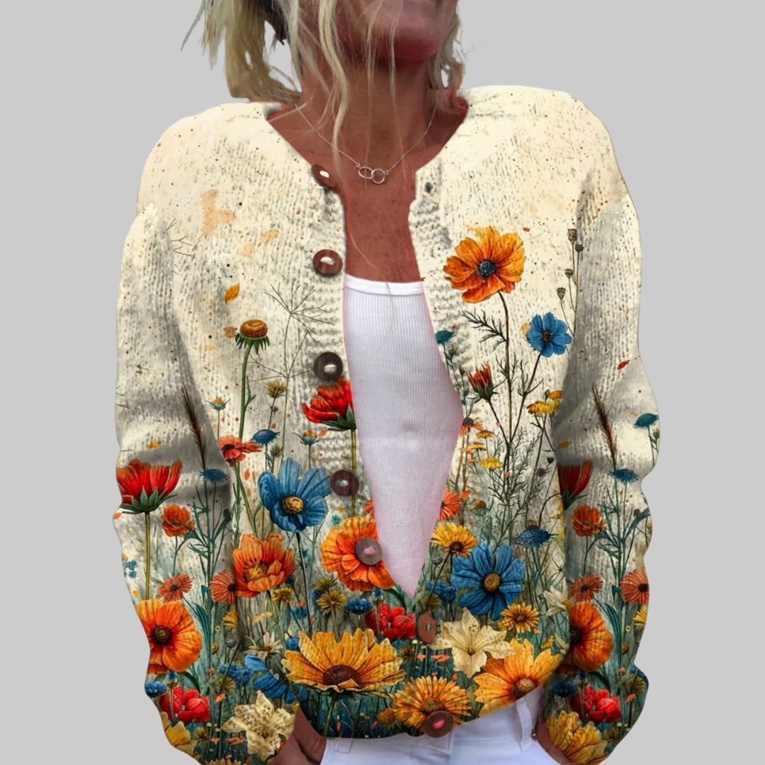 NATALIE | Cardigan en Tricot Doux pour Tous les Jours