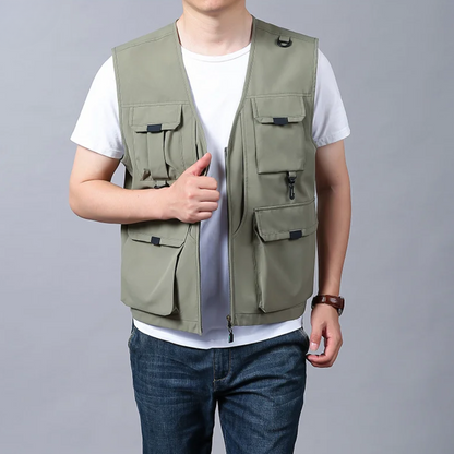 GILET CARGO RESPIRANT MULTI-POCHES