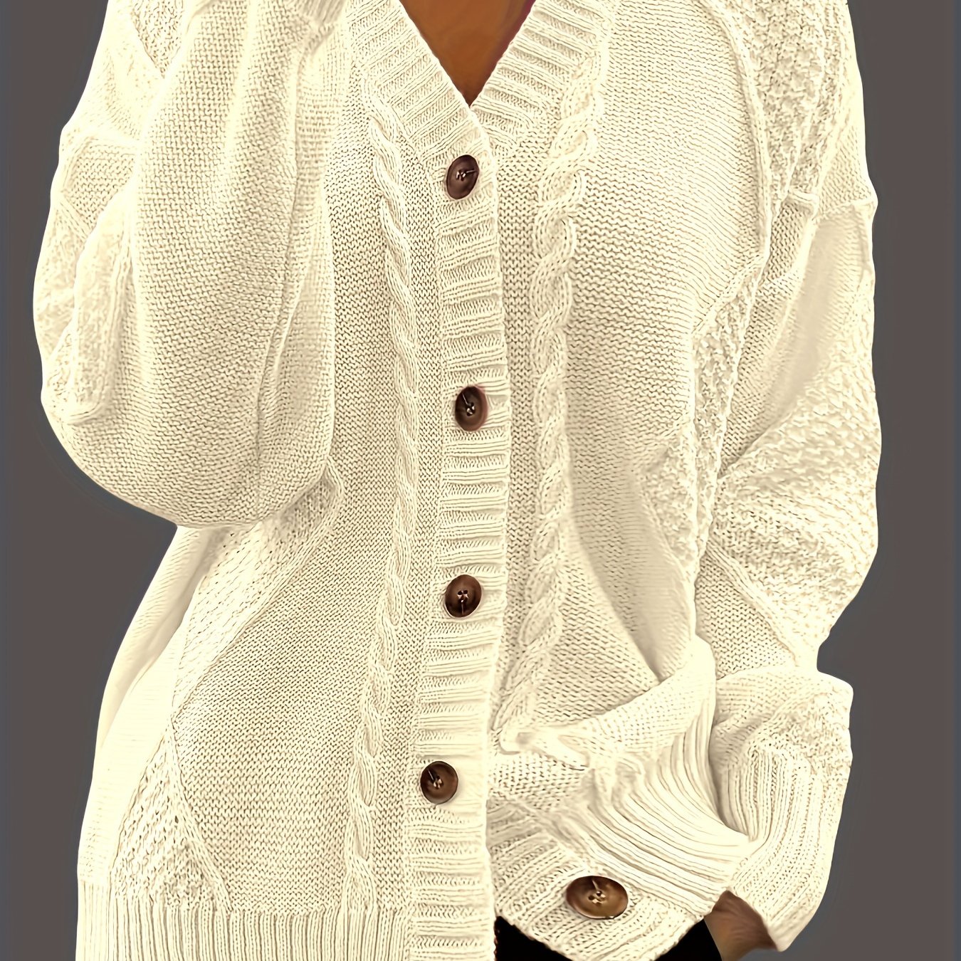 Florine™ | Pull Doux à Motif Floral Torsadé