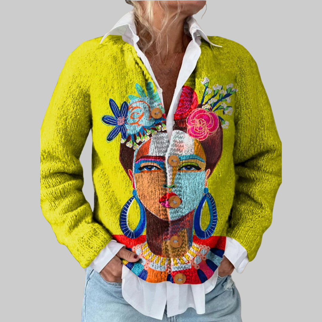 SOPHIE | Cardigan d'automne en tricot doux