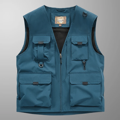 GILET CARGO RESPIRANT MULTI-POCHES