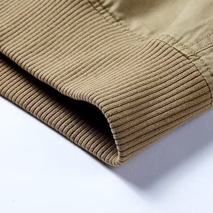 Blouson Bomber À Finitions Côtelées Pour Homme