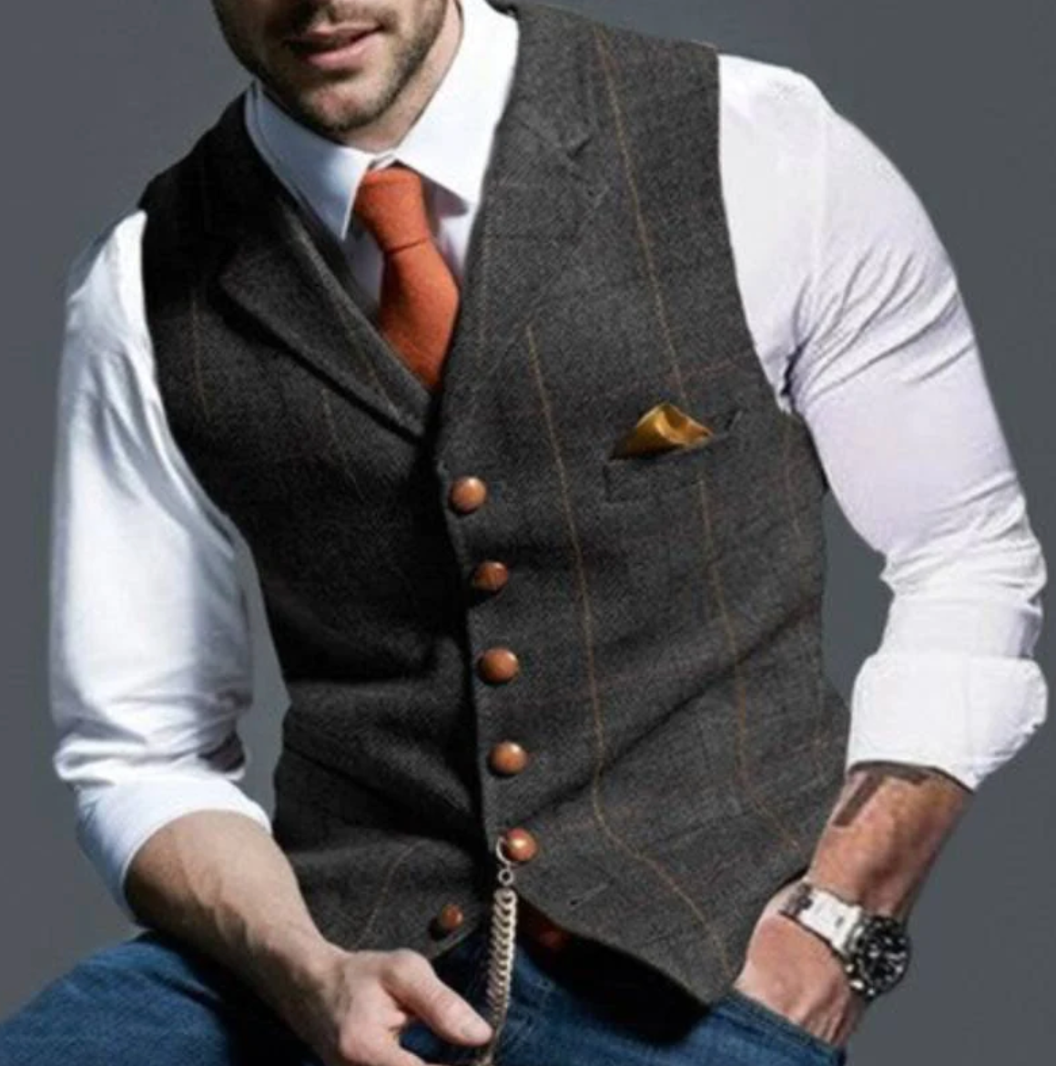 GILET ÉLÉGANT POUR HOMME