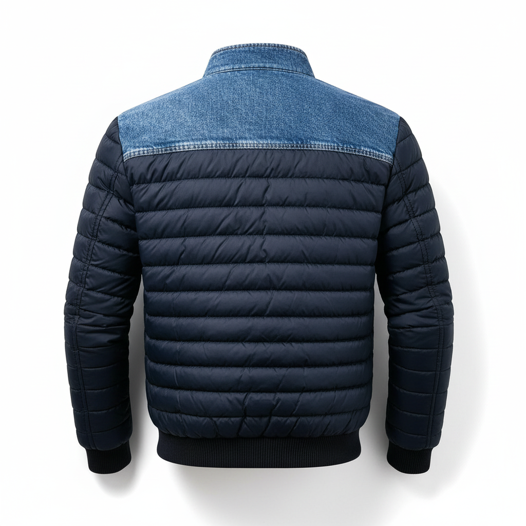 DUMONT LYON | VESTE EN DENIM REMBOURRÉE HYBRIDE POUR HOMME