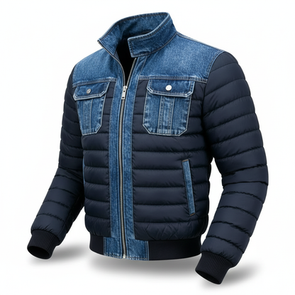 DUMONT LYON | VESTE EN DENIM REMBOURRÉE HYBRIDE POUR HOMME