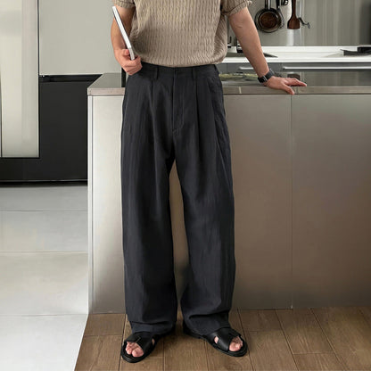 LOUIS | PANTALONS EN LIN À JAMBES LARGES