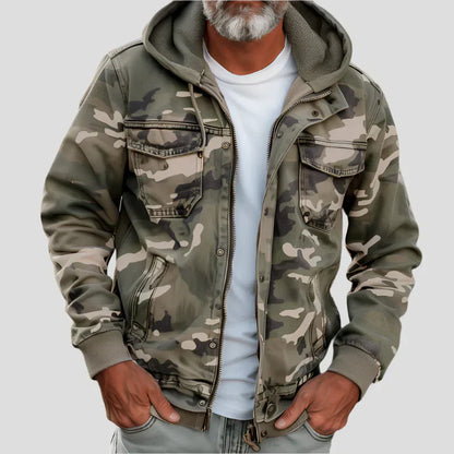 DUMONT LYON | VESTE À CAPUCHE STYLE MILITAIRE POUR HOMME