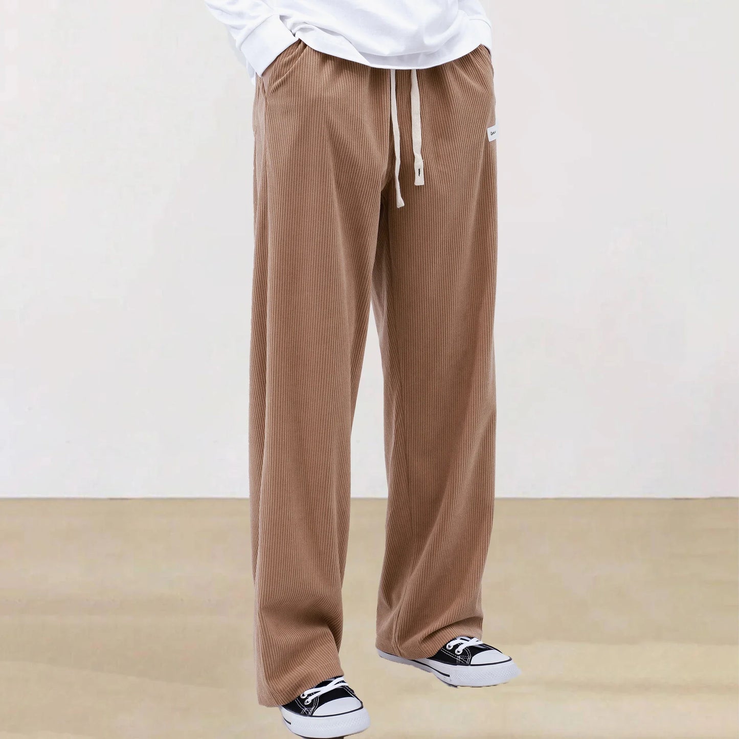 Léon | Pantalon Large Avec Taille Ajustable