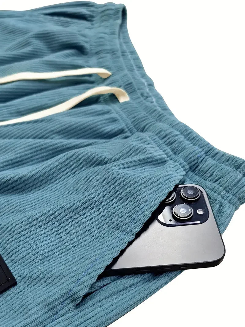 Pantalons en velours côtelé ComfortFit – Tissu côtelé doux avec une coupe décontractée