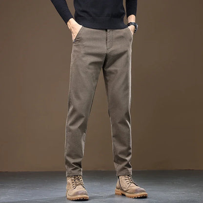 Pantalon Droit Décontracté Pour Homme