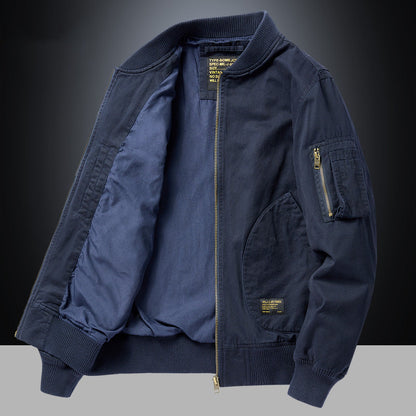 Blouson Bomber À Finitions Côtelées Pour Homme