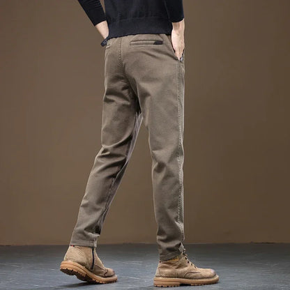 Pantalon Droit Décontracté Pour Homme