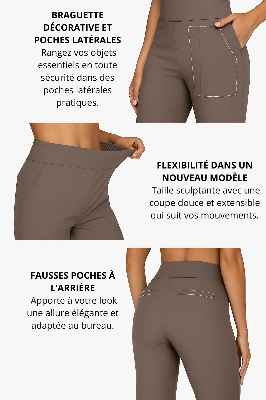 Klara | le pantalon stretch confortable pour chaque femme (1+1 GRATUIT)