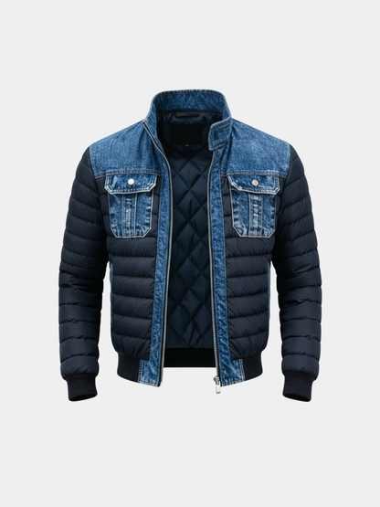 DUMONT LYON | VESTE EN DENIM REMBOURRÉE HYBRIDE POUR HOMME