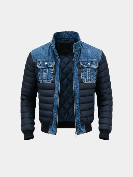 DUMONT LYON | VESTE EN DENIM REMBOURRÉE HYBRIDE POUR HOMME