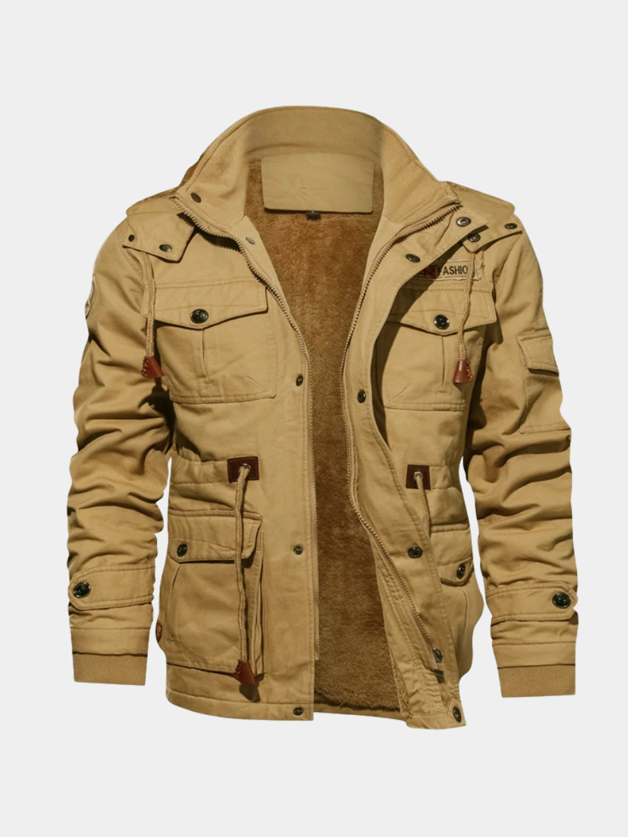 DUMONT LYON | VESTE D'HIVER À DOUBLURE SHERPA POUR HOMME