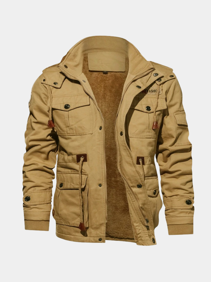 DUMONT LYON | VESTE D'HIVER À DOUBLURE SHERPA POUR HOMME