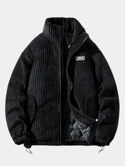 Veste Matelassée En Velours Côtelé Pour Homme