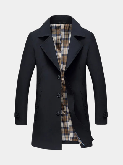 Manteau Classique Mi-Long Pour Homme