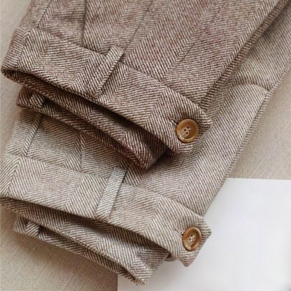 PANTALONS ÉLÉGANTS EN PURE LAINE SUR MESURE