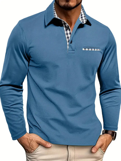 POLO À MANCHES LONGUES POUR HOMME