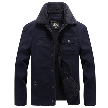 Veste En Coton Doublée En Sherpa Pour Homme