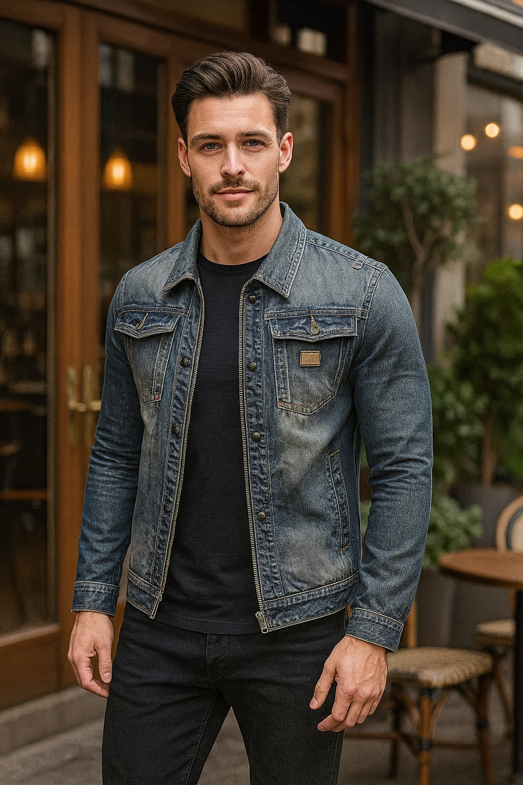 DUMONT LYON | VESTE EN JEAN ÉLÉGANTE POUR HOMME