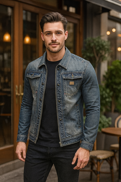 DUMONT LYON | VESTE EN JEAN ÉLÉGANTE POUR HOMME
